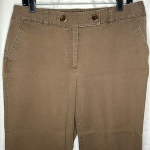 Talbot Brown Chino Cropped Pant